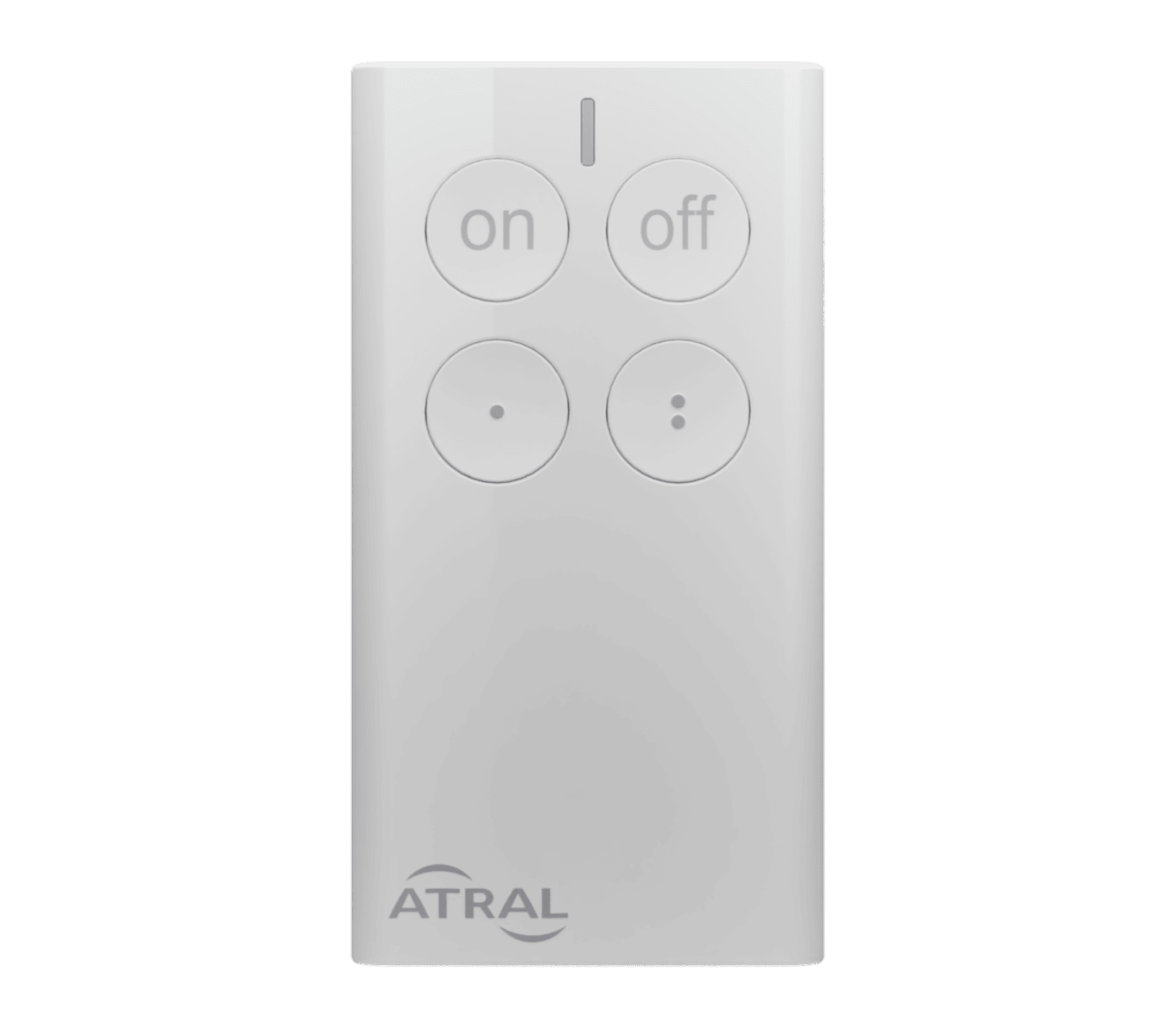 Telecomando 4 funzioni bianco con ritorno di stato